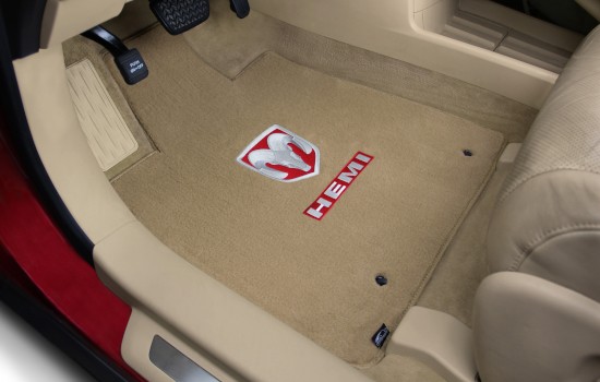 Dodge ram logo on sale floor mats